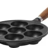 Le Creuset Æbleskivepande M. Træhåndtag 20 Cm. Mat Sort -Køkkenudstyr 024147258469 c4e6a668 0258 4d82 92f0 04df2ed71a58 1800x1800