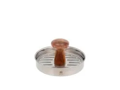 Claus Holm Burgerpresser 13x6cm Stål/Akacie