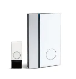 Batco Nordic Dørklokke Trådløs Hvid 1 Tryk Op Til 100m