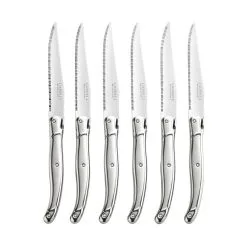 Laguiole Steakkniv 6 Stk Blankt Skaft