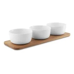 Eva Solo/Trio Eva Trio Nova, Cabaretsæt Med Fad Og 3 Skåle