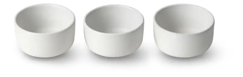 Aida Raw Mini Skål 3 Stk. Arctic White 7,5 Cm 3 Aida Raw Mini Skål 3 Stk. Arctic White 7,5 Cm