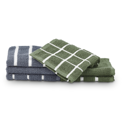 Bastian Tekstiler Terry Karklud 3 Stk. Blågrøn
