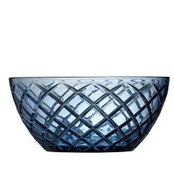 Lyngby Glas Sorrento Salatskål Blå Ø24 Cm