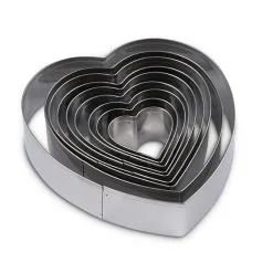 Blomsterbergs Udstikkersæt Hjerte 9 Stk.