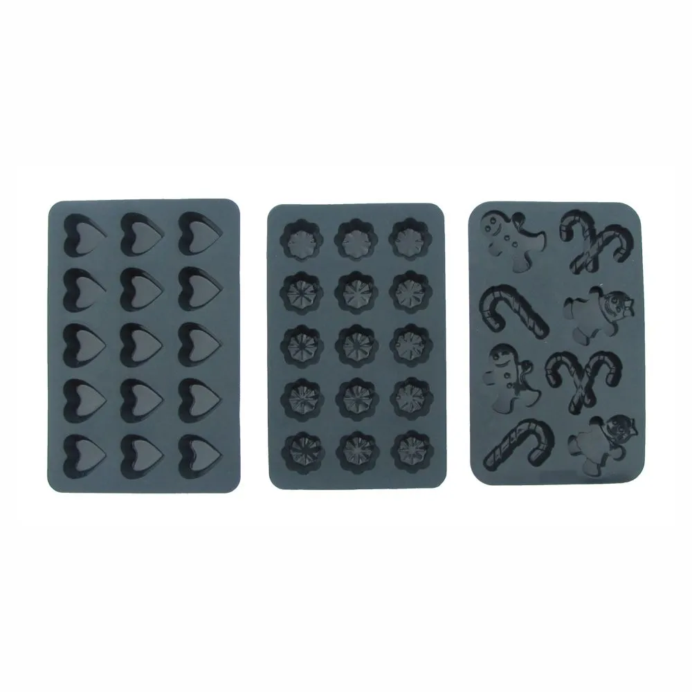 Mette Blomsterbergs Chokoladeforme 3 Stk. Silikone 3 Mette Blomsterbergs Chokoladeforme 3 Stk. Silikone