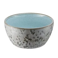 Bitz Skål I Stentøj Grå/lysblå 12 Cm