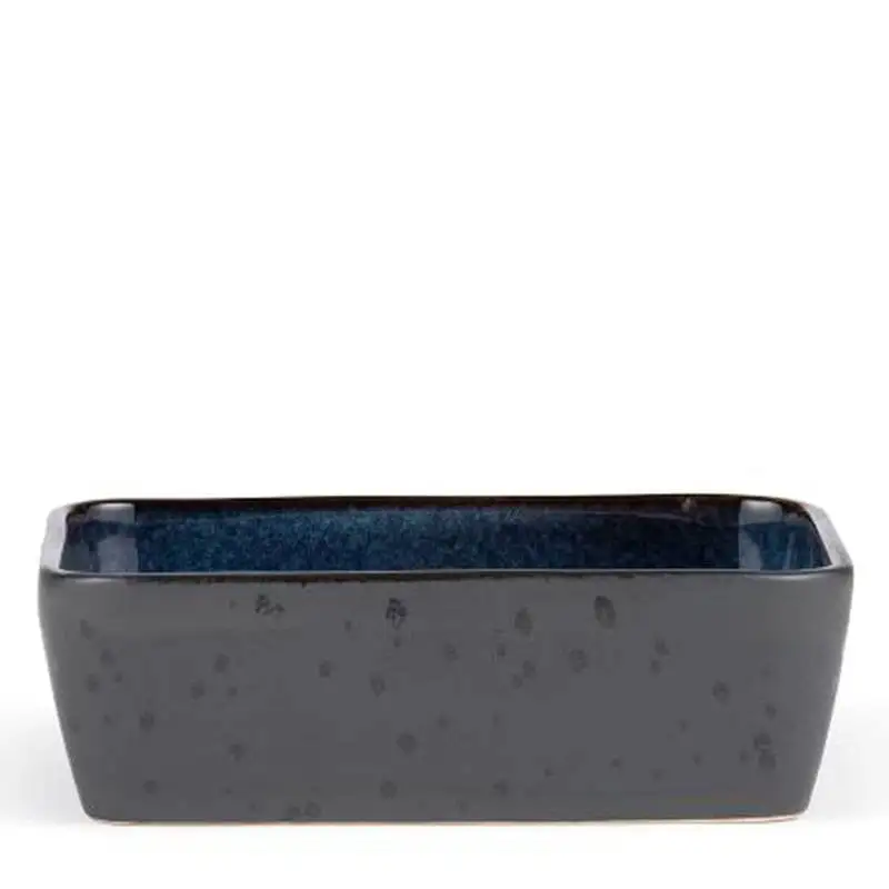 Bitz Fad Rektangulær 19x14 Cm Sort/mørkblå 3 Bitz Fad Rektangulær 19x14 Cm Sort/mørkblå