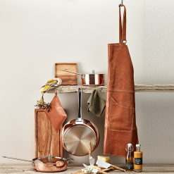 Stuff Læderforklæde Brun 65x80 Cm