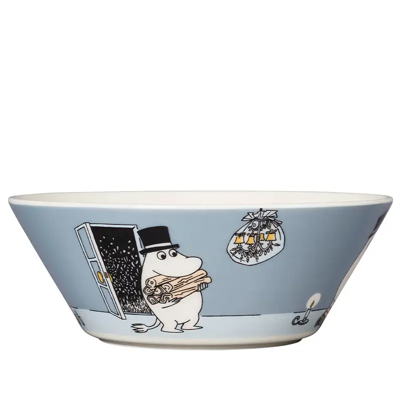 Mumi By Arabia Mumifar Skål Grå 15 Cm 3 Mumi By Arabia Mumifar Skål Grå 15 Cm