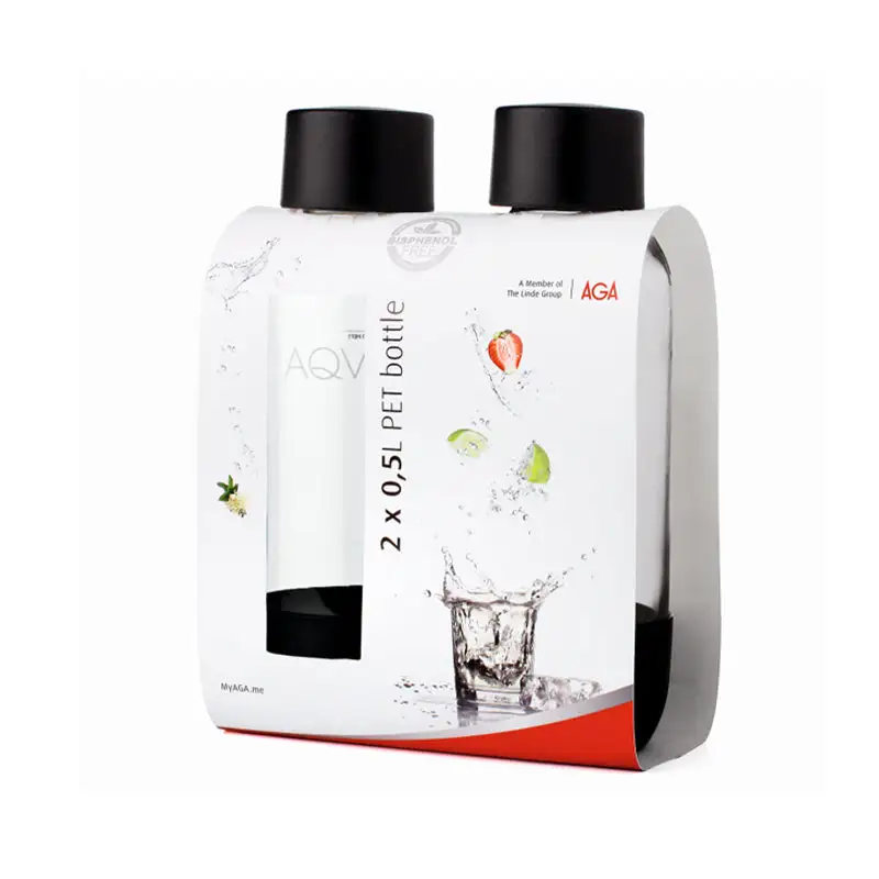 AGA/AQVIA PET Flaske - Sort 2 Stk 0,5 Liter 3 AGA/AQVIA PET Flaske - Sort 2 Stk 0,5 Liter