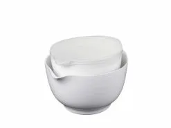 Rosti Margrethe Røreskålesæt Med Låg Hvid 2+3 Liter