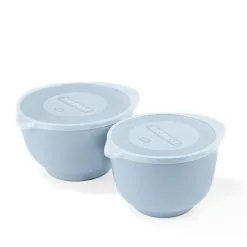 Rosti Margrethe Røreskåle 2+3 Ltr. Med Låg Nordic Blue