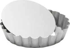 Patisse SILVERTOP TÆRTEFORM MED LØS BUND 10 CM