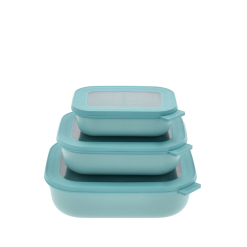 Mepal Cirqula Rekt. Skålesæt Med Låg Nordgreen