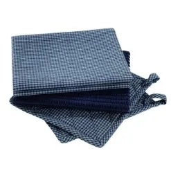 Bastian Tekstilsæt 5 Dele Grå/Blå Tern