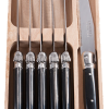 Laguiole Steakknive Laguiole Sort æske Med 6 Stk -Køkkenudstyr lagkni 59760cec b5cb 44aa 85a5 7119390de83b